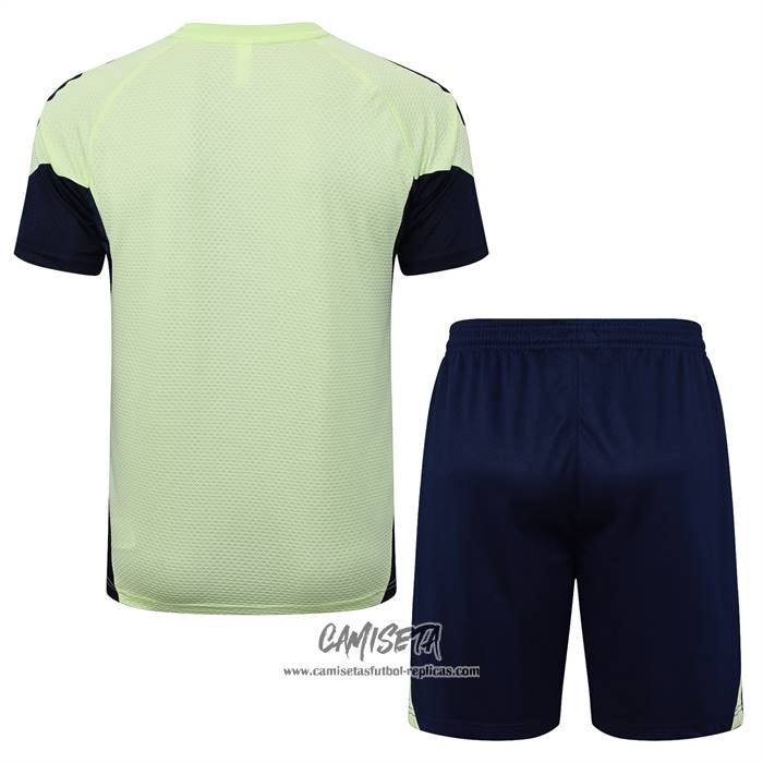 Chandal del Real Madrid 2025-2026 Manga Corta Verde - Pantalon Corto